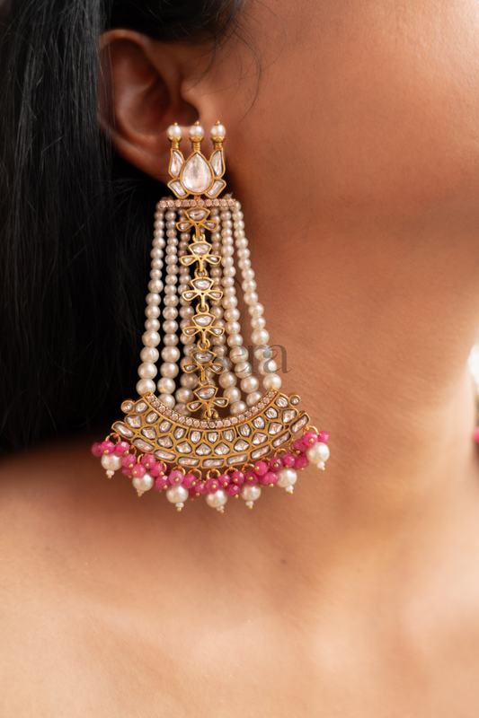 Rasika Polki Jhumka Earrings