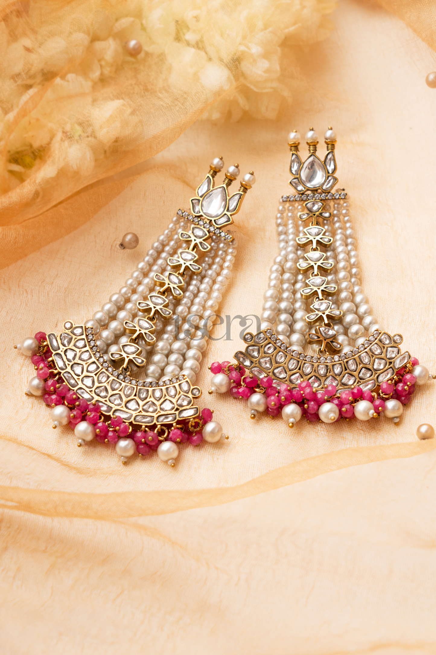 Rasika Polki Jhumka Earrings