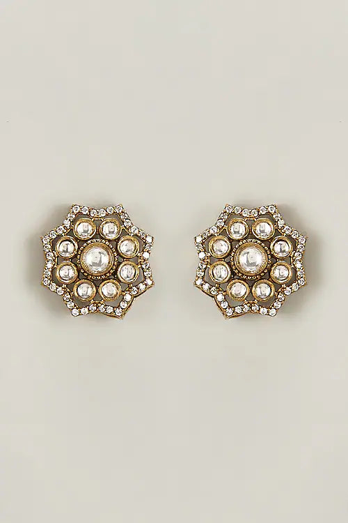 Kavya Polki Stud Earrings